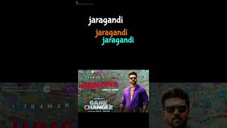 Jaragandi Song lyrics  Game Changer  Ram charan  Kiara advani  Shankar  Thaman s  shorts 2024 [upl. by Yemac]