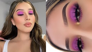 GRWM EASY SPRING MAKEUP 💜 [upl. by Niarb]