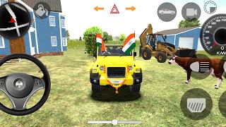 Dollar Song Modified Mahindra Yallo Thar 👿  Indian Cars Simulator 3D  Android Geme [upl. by Cristin]