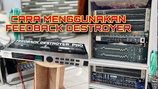 BEHRINGER FEEDBACK DESTROYER BEGINI FUNGSINYA… [upl. by Yejus]