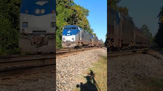 Amtrak Silver Star train P092 approaches Raleigh NC at the quotWaffle Housequot signals 1092024 [upl. by Cal]