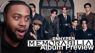 ENHYPEN 엔하이픈 MEMORABILIA Album Preview Reaction [upl. by Notelrahc987]