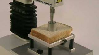 How to measure Texture AACC Bread Firmness [upl. by Astera]