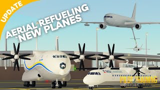 PTFS UPDATE AN22 ATR72 amp AERIAL REFUELING Roblox [upl. by Analram]