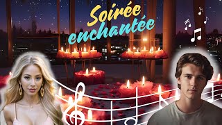 Soirée Enchantée  Harper amp Lucas 🕯️💖 Clip Officiel  Chanson damour romantique  Hit 2024 Paroles [upl. by Dymphia204]