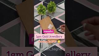 1gm gold jewellery set ft Meesho 😍 meesho meeshojewellery goldjewellery [upl. by Ahsenauq97]