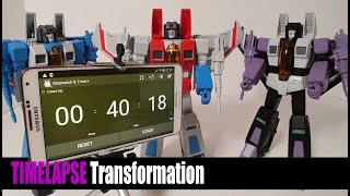 Timelapse transformation Deformation Space DS01 Crimson Wings Rock FX [upl. by Teece]