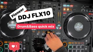 PIONEER DDJ FLX10 DNB STEMS mix part Vocals IMPROVED AUDIO [upl. by Mcmaster]