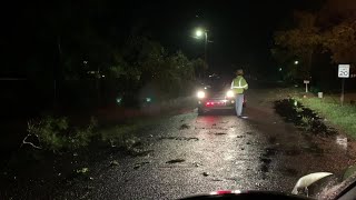 VIDEO South MS storm damage [upl. by Wordoow]