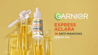 Express Aclara Anti manchas 💛 Garnier [upl. by Manaker849]