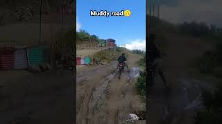 Hilo bato ma bike fasyo☠️ youtubeshorts muddyroad [upl. by Val]