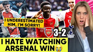 Arsenal Keep Winning😭 Kai Havertz is unstoppable Saka Wow Arsenal 32 Tottenham Reaction [upl. by Ika]