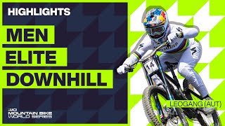 Leogang  Men Elite DHI Highlights  2023 UCI MTB World Cup [upl. by Noyahs]