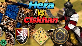 Bohemians vs Saracens  1v1 Arabia  vs Ciskhan  AoE2 [upl. by Stanwinn]