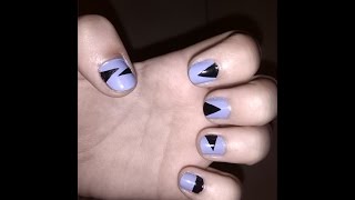 Tuto  déco ongles scotch facile [upl. by Tessy]