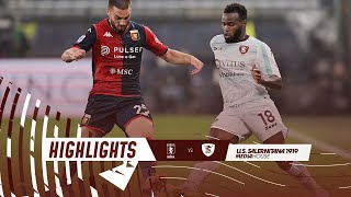 Serie A Tim 20232024  10ª giornata  Genoa  Salernitana 1  0 Highlights [upl. by Suraved475]