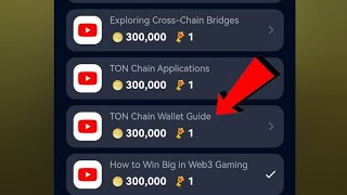 Ton Chain Wallet Guide Tapcoins Code  Tapcoins Youtube Video Code  Tapcoins Ton Chain Wallet Guide [upl. by Ennairak]