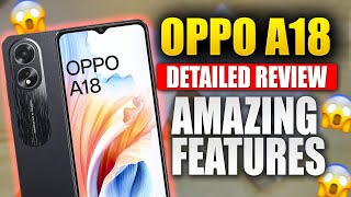 OPPO A18 Amazing Features  Detailed Review  Camera Test [upl. by Aihsein]