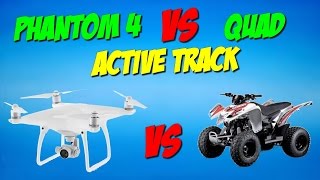 Active Track dji Phantom 4 VS Quad 50cm3 DRONE EXPRESSION [upl. by Penrose]