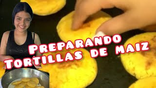 Acompáñame a peparar tortillas de maíz [upl. by Noiemad]