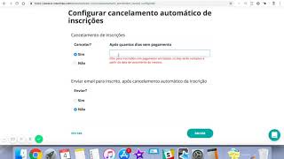 COMO CANCELAR INSCRIÇÕES AUTOMATICAMENTE [upl. by Madox734]