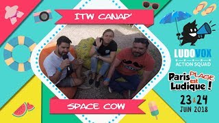 Paris Est Ludique 2018  Interview Space Cow [upl. by Siriso329]