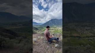 Overlooking the gorgeous Similkameen Valley  Keremeos BC 🇨🇦 britishcolumbia canada [upl. by Tri404]