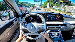 The New 2023 Hyundai Palisade FACELIFT Calligraphy POV Test Drive [upl. by Neivad]