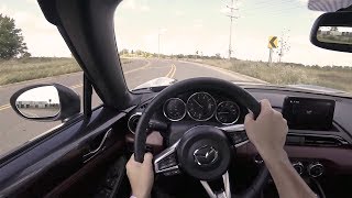 2019 Mazda MX5 Miata RF Grand Touring  POV First Impressions Binaural Audio [upl. by Moser]