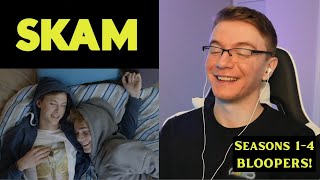 SKAM Seasons 14 Bloopers  REACTION [upl. by Gallenz404]