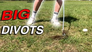 How to Take Divot with Your Irons Every Time  Must Know for Ball Striking [upl. by Abbotsen]