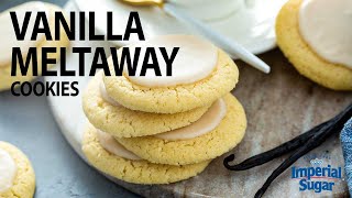 How to Make Vanilla Meltaway Cookies [upl. by Nyleve964]