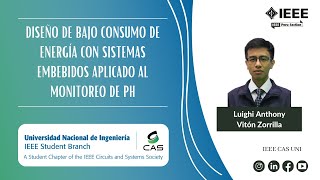 Diseño de bajo consumo de energía con sistemas embebidos aplicado al monitoreo de pH [upl. by Lundell]