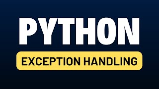 Python for automation testing tutorial 39  Exception Handling [upl. by Ettelimay]