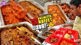 Unlimited Non Veg Buffet Rs399 पैसा वसूल The Sizzling Spices  Street Food India [upl. by Lyrret]