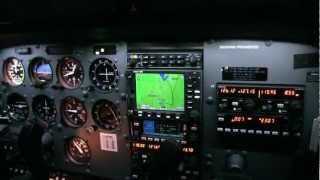 Cessna 172 VFR Night  Oslo city norway by night HQ [upl. by Imik911]