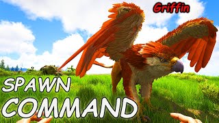 Griffin ARK Spawn COMMAND  How To SUMMON GRIFFIN Ark CODE 2023 [upl. by Yanaj]