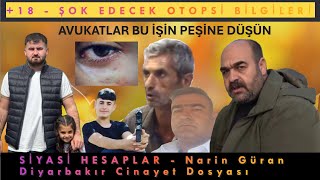 18  ŞOK EDECEK OTOPSİ BİLGİLERİ  SİYASİ HESAPLAR  Narin Güran Diyarbakır Cinayet Dosyası [upl. by Maggie797]