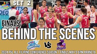 FINALS Creamline vs Choco Mucho Set 2 Game 1 May 9 2024 PVLAFC [upl. by Agathe]