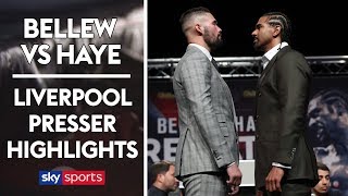 INTENSE Tony Bellew vs David Haye  Liverpool Press Conference Highlights [upl. by Yzeerb]