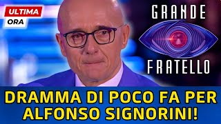 🔴DRAMMA AL GRANDE FRATELLO ALFONSO SIGNORINI IN LACRIME  LA TERRIBILE NOTIZIA DI POCHI ISTANTI FA [upl. by Edroi]