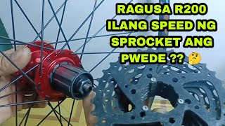 RAGUSA R200 HUB CASSETTE COMPATIBLE SPROCKET [upl. by Terence]