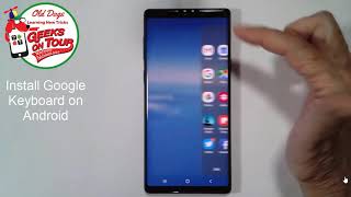 Install Gboard on Android Phones Tutorial Video 557 [upl. by Lleznod827]