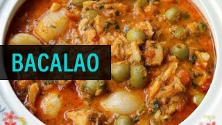 Receta Bacalao A La Vizcaina [upl. by Arima997]