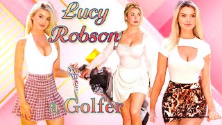 Lucy Robson a Beautiful Golfer Personal Information Biography [upl. by Aileek912]