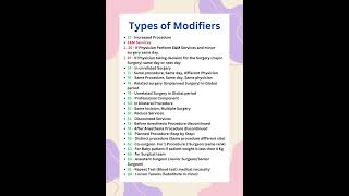 Modifiers In medical Codingbilling aapcandidate ahima medicalcoding cpc ccs CodingClinique [upl. by Haslam]