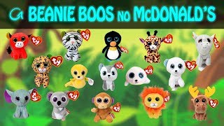 TY BEANIES BOOS NO McLANCHE FELIZ JANEIRO2018  McDONALDS  GIRO ESFERATOY [upl. by Attenod]