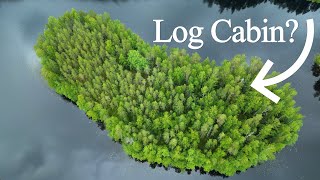 Building a Log Cabin on Our Island Ep1  Harvesting First Logs [upl. by Eiruam203]