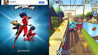 Miraculous Ladybug e Chat Noir 🐞 Versus Subway Surfers 🏄 [upl. by Margi]