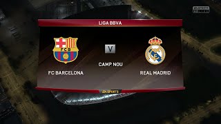 FIFA 16  FC Barcelona vs Real Madrid quotEl Clásicoquot  Camp Nou [upl. by Wystand]